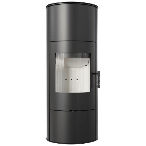 piec koza na drewno wolnostojący stalowy ROLLO W KRATKI EKOPROJEKT