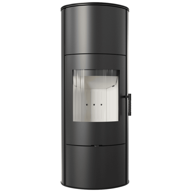 piec koza na drewno wolnostojący stalowy ROLLO W KRATKI EKOPROJEKT