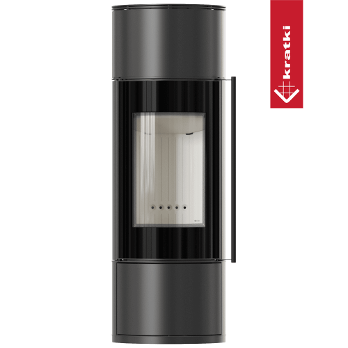 piec wolnostojący koza piec na drewno kratki AMBLER ekoprojekt front