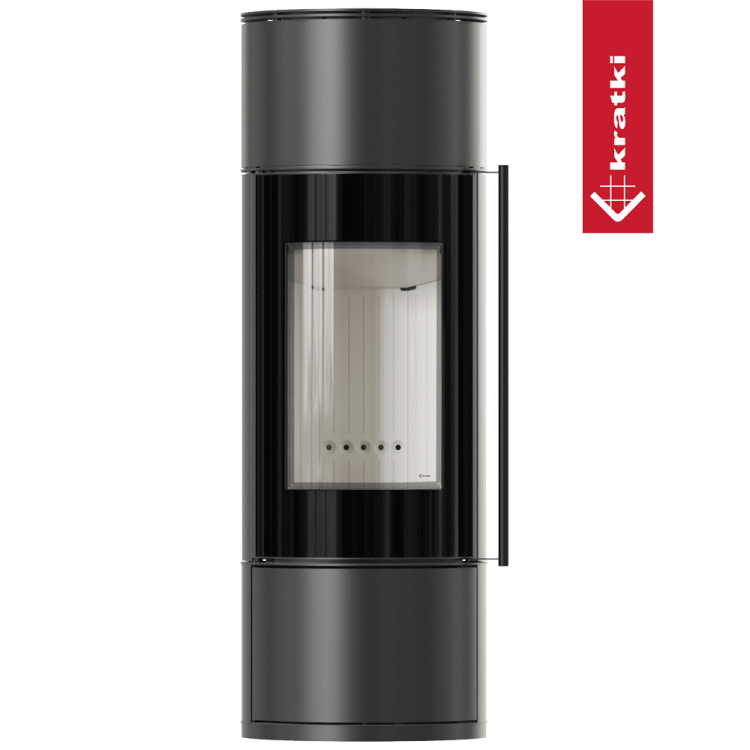 piec wolnostojący koza piec na drewno kratki AMBLER ekoprojekt front